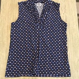 Anne Klein sleeveless top.  Size Small